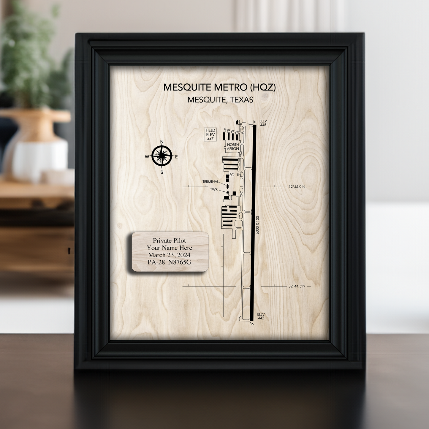 Private Pilot Checkride Plaque