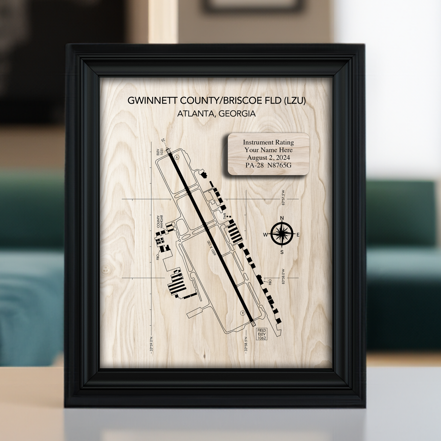 Private Pilot Checkride Plaque